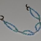 Preciosa Crystal Bracelet Teal and Blue BSC2