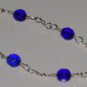 10mm Faceted Round Preciosa Crystal and Handcrafted Links Bracelet BLLC3