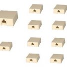10 Pieces of RJ45 Surface Wall Mount Ethernet Jack Single 8P8C - 100% New!