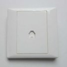 10 Pieces of RJ11 Telephone Single Socket Module Faceplate 6P4C - 100% New!