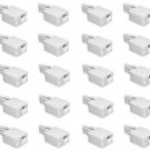 20 Pieces of BT Plug to RJ11 Socket Telephone Cable Adapter 6P4C - 100% New!