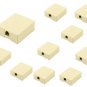 10 Pieces of RJ11 Surface Wall Mount Telephone Jack Single 6P2C - 100% New!