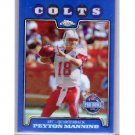 Peyton Manning 2008 Topps Chrome Blue Refractor #TC143 Colts, Broncos