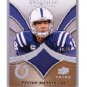 Peyton Manning #/75 2009 Exquisite Collection Patch #PPM Colts, Broncos