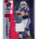 Peyton Manning 2007 Leaf Rookies & Stars Longevity Jersey #80 Colts, Broncos Serial #090/250