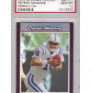Peyton Manning 2007 Bowman Chrome Refractor #BC171 Gem Mint PSA 10 Colts
