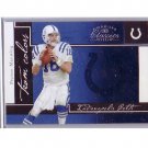 Peyton Manning 2005 Donruss Classics Team Colors Silver #TC13 Colts, Broncos Serial #/500