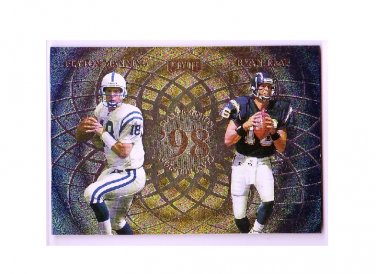 Peyton Manning 1998 Bowman Scout's Choice #SC1 RC Rookie Colts, Broncos