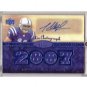 #/99 Anthony Gonzalez 2007 UD Premier Rookie Materials Autograph #133 RC Colts