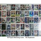 50 Different Peyton Manning Cards -  No Duplicates