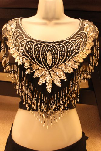 Handmade beaded shawl