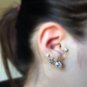 Crystal Tragus Cartilage Rhinestone Earring Stud