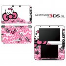 Hello Kitty Pink Bow Princess Decorative Decal Cover Skin Protector for Nintendo 3DS XL (D3XL-HK2)