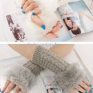 super soft rabbit fur gloves