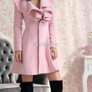 woolen middle length winter overcoat