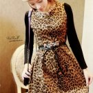 sleeveless leopard print
