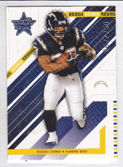 2004 Leaf Rookies & Stars Michael Turner RC /750 Falcons