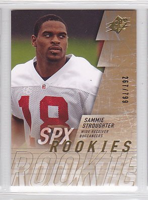 2009 UD SPX Sammie Stroughter Bucs  /799 RC