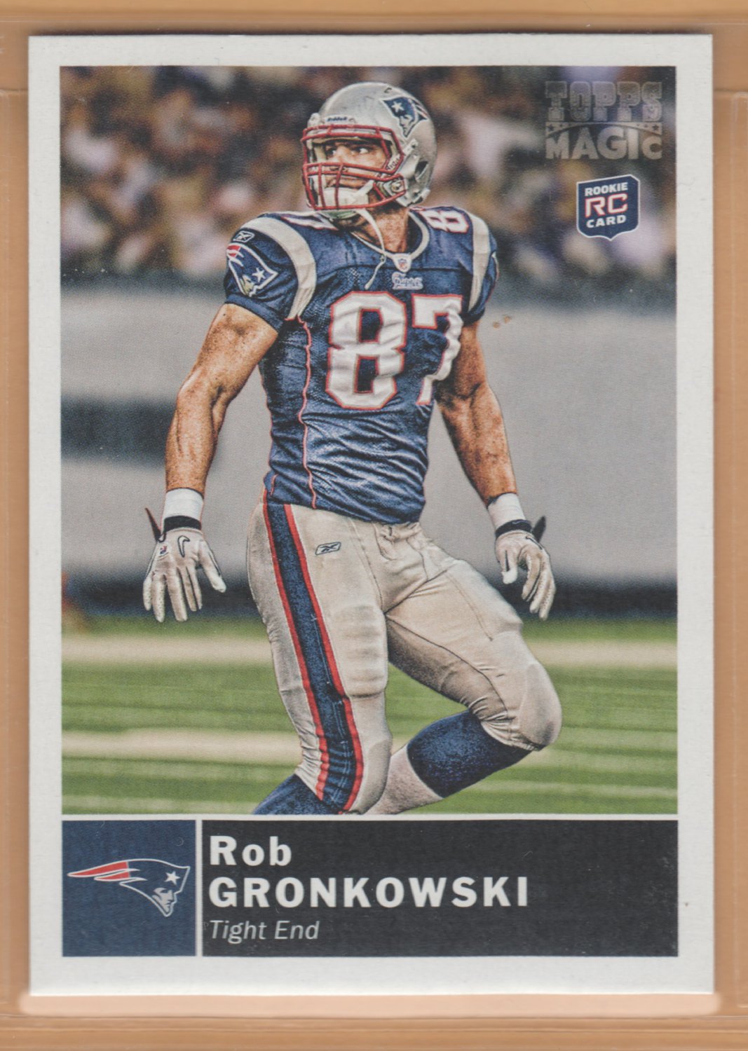 2010 Topps Magic Rookie Rob Gronkowski Patriots RC