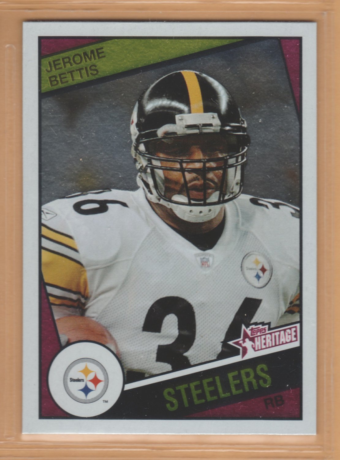 2005 Topps Heritage Foil Jerome Bettis Steelers