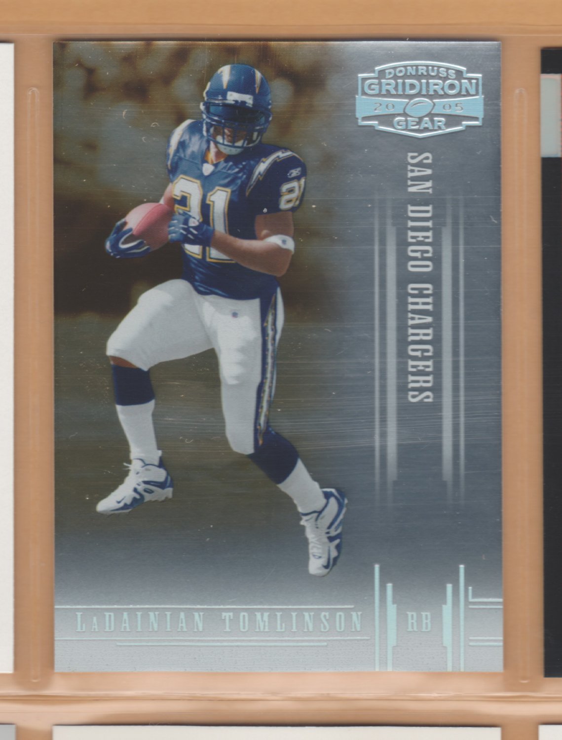 2005 Gridiron Gear Silver Holofoil Ladainian Tomlinson Chargers  250