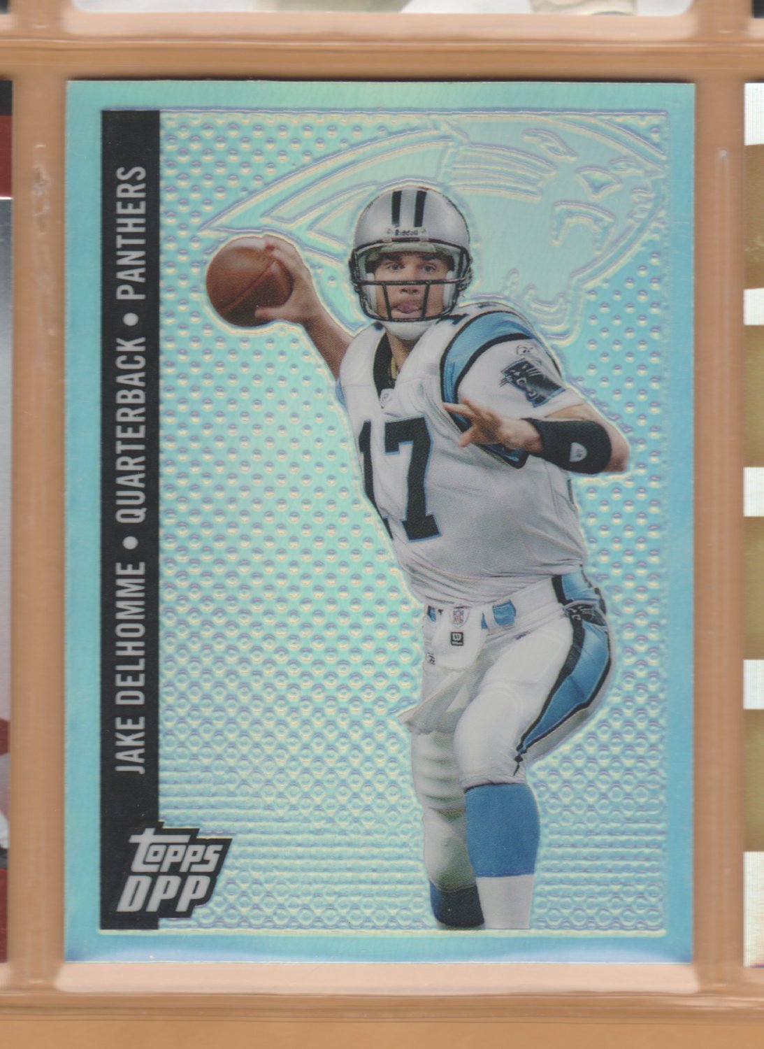 2006 Topps DPP Chrome Refractor Jake Delhomme Panthers