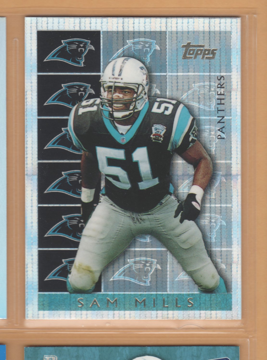1995 Topps Expansion Diffraction Foil Sam Mills Panthers