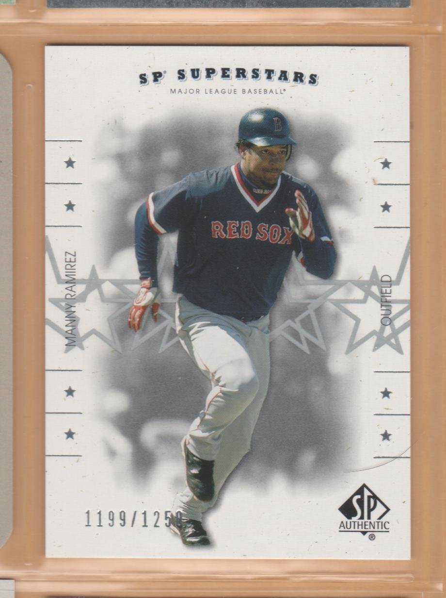 2001 UD SP Authentic SP Superstars Manny Ramirez Red Sox /1250