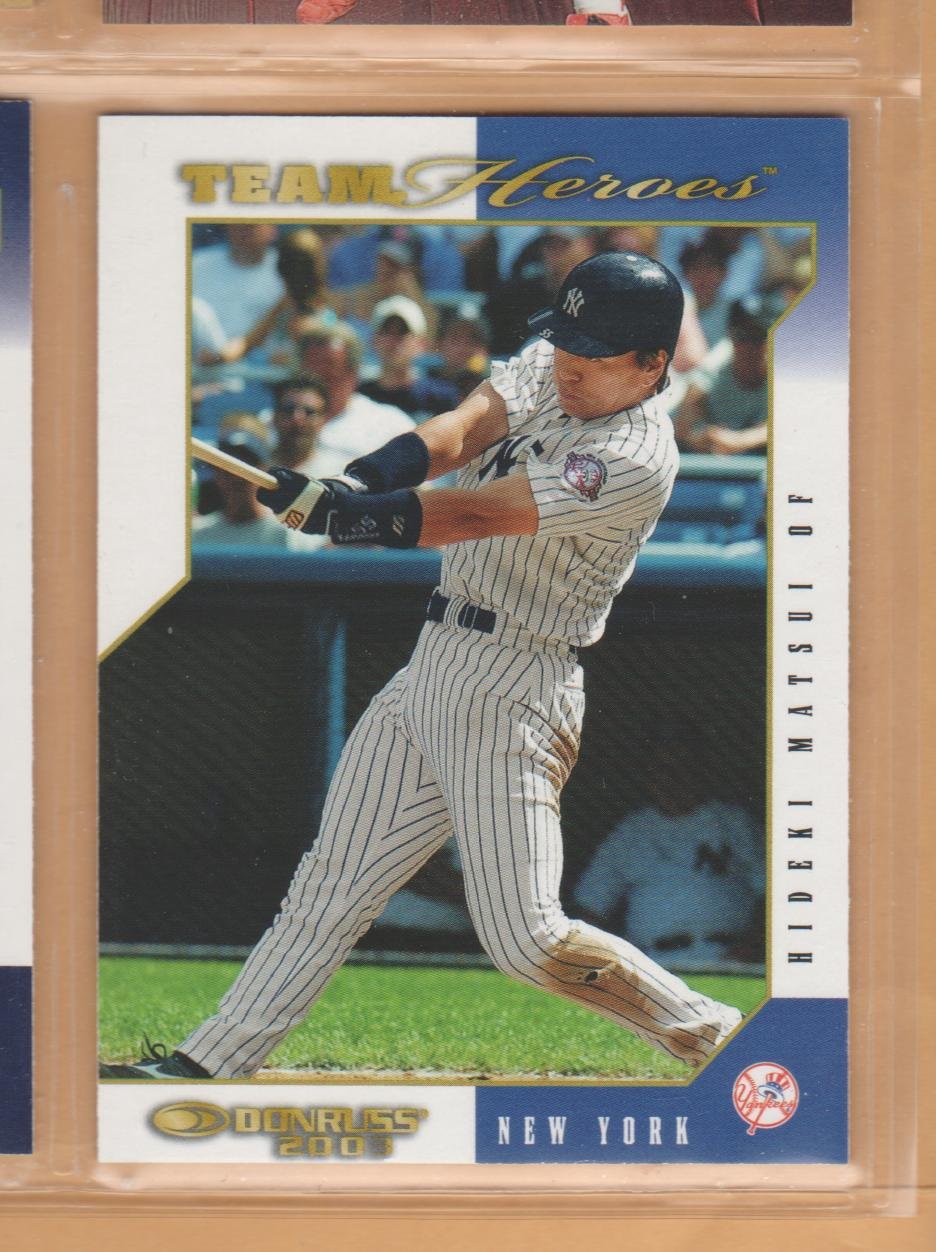 2003 Donruss Team Heroes Rookie Hideki Matsui Yankees RC