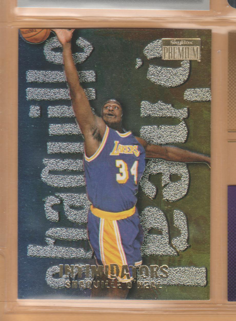 1996-97 SkyBox Premium Intimidators Shaqulle O'Neal Lakers