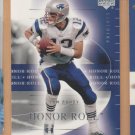 2002 Upper Deck Honor Roll Tom Brady Patriots