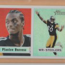 2002 Topps Heritage Chrome Refractor Plaxico Burress Steelers /557 2002 Topps Heritage Chrome Refractor Plaxico Burress Steelers /557
