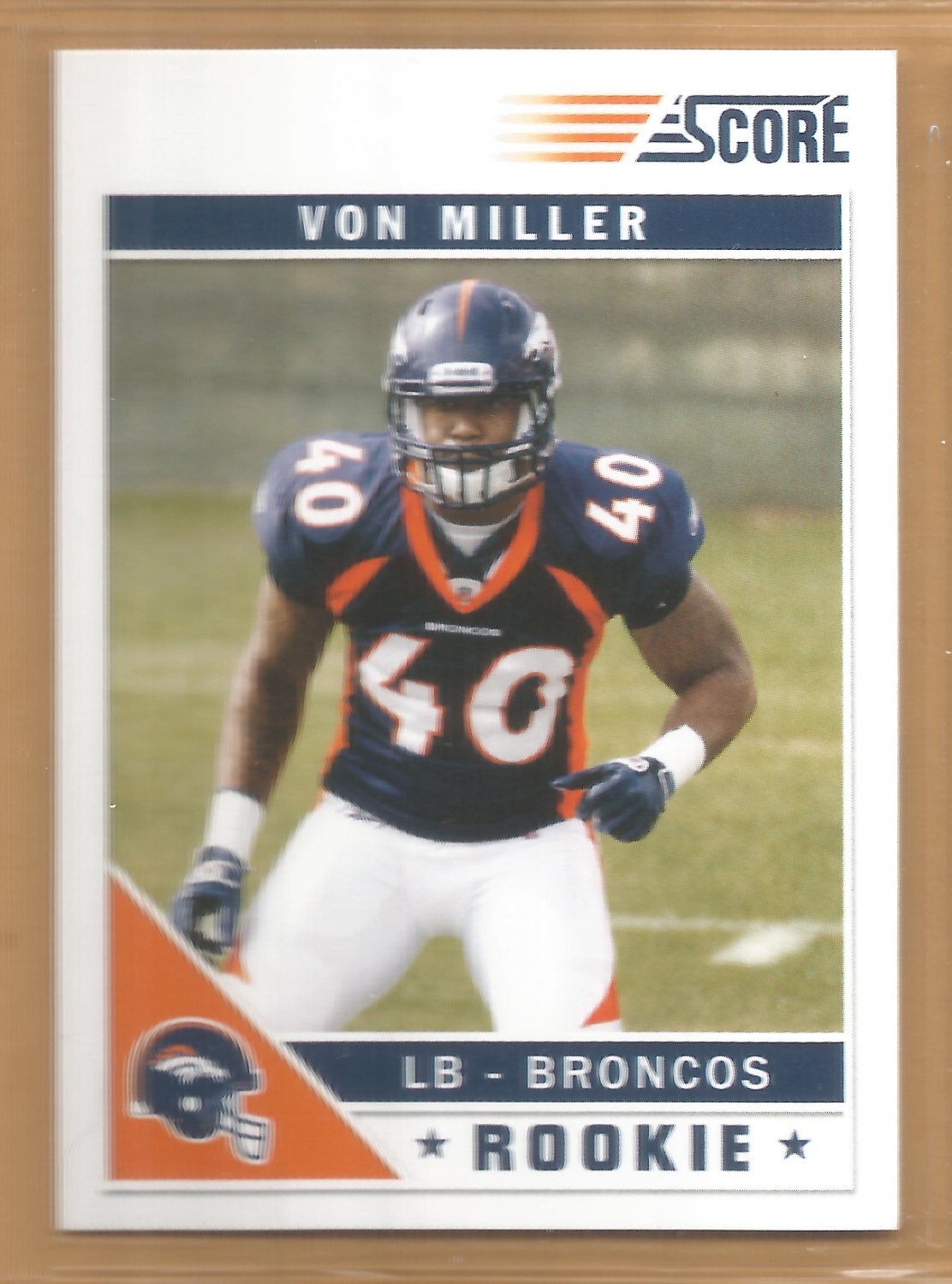 2011 Score Rookie Von Miller Broncos RC Broncos