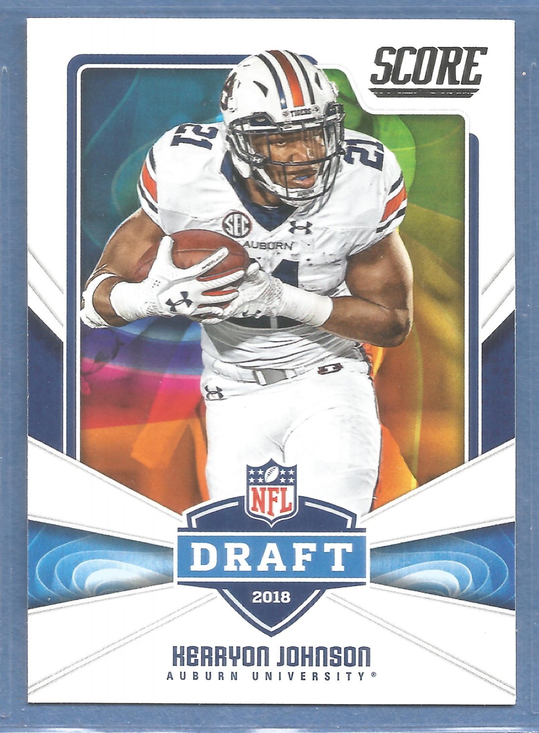 2018 Score Draft Kerryon Johnson RC Lions