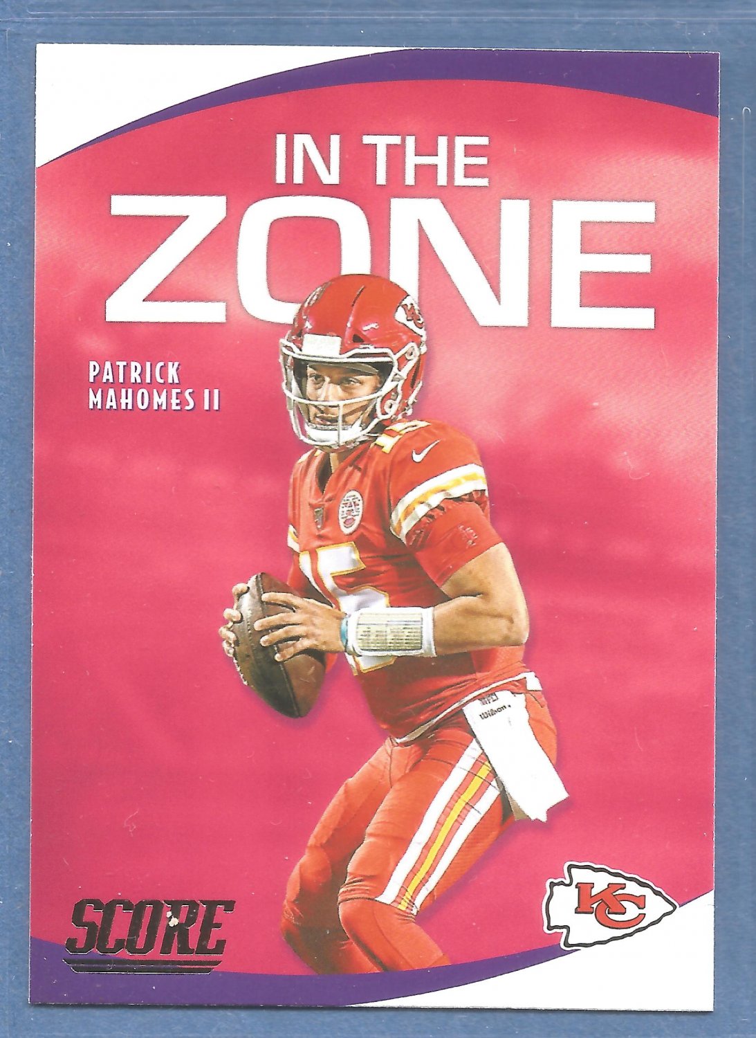 2020 Score In The Zone #IZ-PM Patrick Mahomes Chiefs