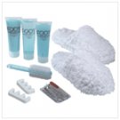 Mint Foot Care and Slippers Set