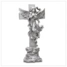 Angelic Cross with Angel Statue