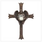 Angel Wall Cross Candleholder