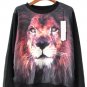 OASAP Lifelike Lion Print Sweatshirt,Free Shipping