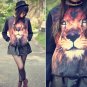 OASAP Lifelike Lion Print Sweatshirt,Free Shipping