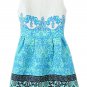 OASAP 2014 Vintage Jacquard Sleeveless Dress, blue, M, OP37421
