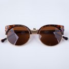 OASAP Vintage Round Sunglasses, leopard, one size, OP28325