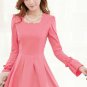 OASAP 2014 New Bell Sleeve A-line Dress, light green, L, OP37311