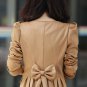 OASAP 2014  New Pleated Double-breasted Jacket, black, M, OP37299
