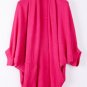 OASAP Vintage Batwing Shawl Cardigan, black, one size, OP37070