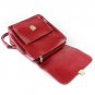 OASAP Backpack, , Preppy-style PU Backpack, burgundy, onesize, OP39867