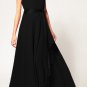 OASAP Slit Halter Evening Maxi Dress, green, XL, OP39235