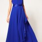 OASAP Slit Halter Evening Maxi Dress, green, XL, OP39235