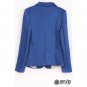 Refined Candy Color Blazer Women Foldable Sleeve Outwear Jacket Female Suit, yellow, XS, OP43211