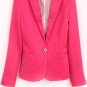 Refined Candy Color Blazer Women Foldable Sleeve Outwear Jacket Female Suit, aqua, S, OP43211